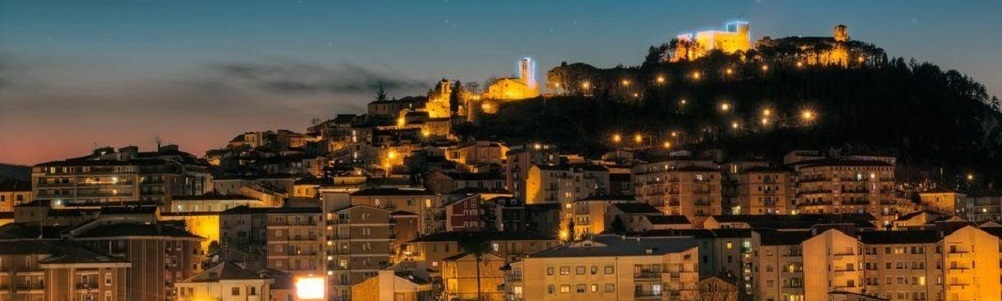 panorama_notturno_di_campobasso_molise_italia molise Italy Molisetour